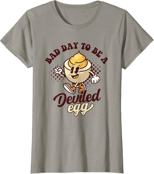 Bad Day to Be a Deviled Egg Funny Thanksgiving Eggs Dinner