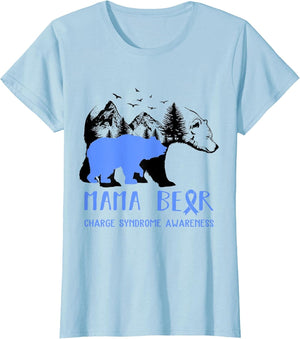 Mama Bear Charge Syndrome Awareness Shirt Men