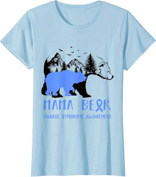 Mama Bear Charge Syndrome Awareness Shirt Men