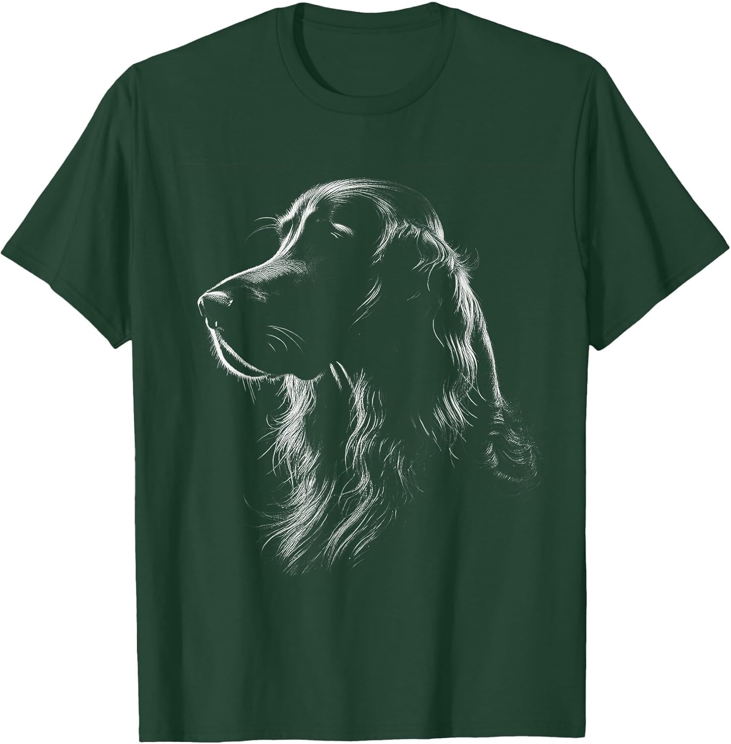Irish Setter Dog Face Art Design