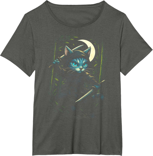 Samurai Cat Warrior Japanische Ninja Katze Kawaii