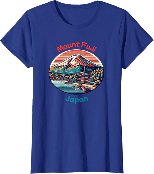 Mt Fuji Mountain Vintage Japanese