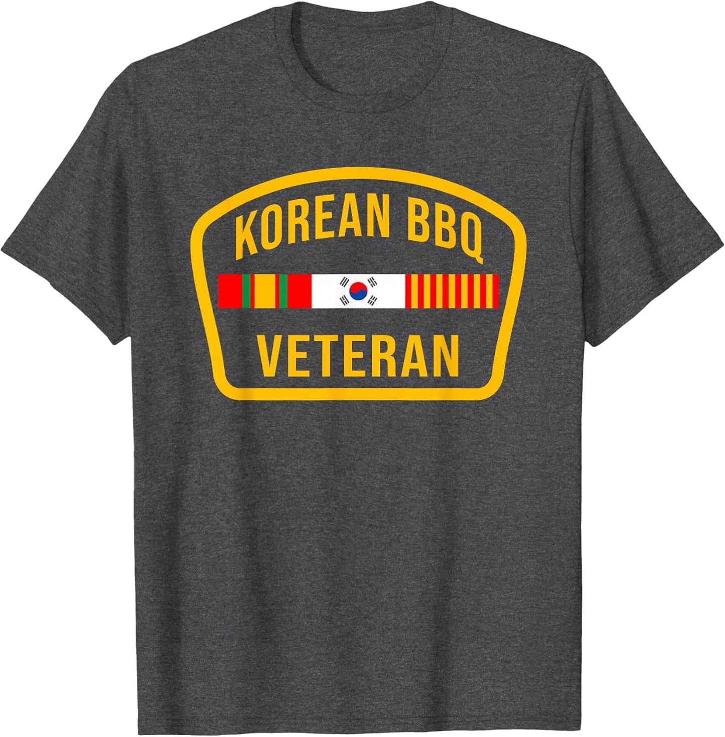 Korean BBQ Veteran Funny Food Lover Gym Cheat Day Military