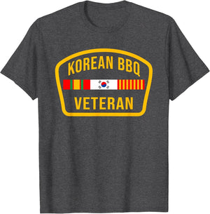 Korean BBQ Veteran Funny Food Lover Gym Cheat Day Military