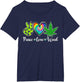 Peace Love Weed Marijuana Tie Dye Cannabis 420 Stoner
