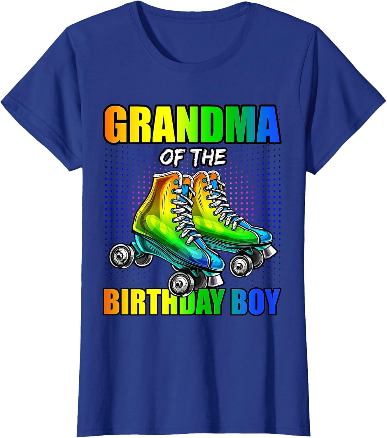 Grandma Birthday Boy Roller Skating Birthday Matching Family