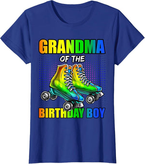 Grandma Birthday Boy Roller Skating Birthday Matching Family