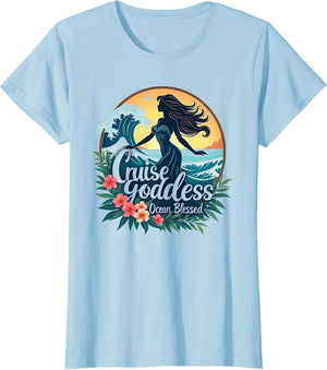 Cruise Goddess Ocean Blessed Nautical Design