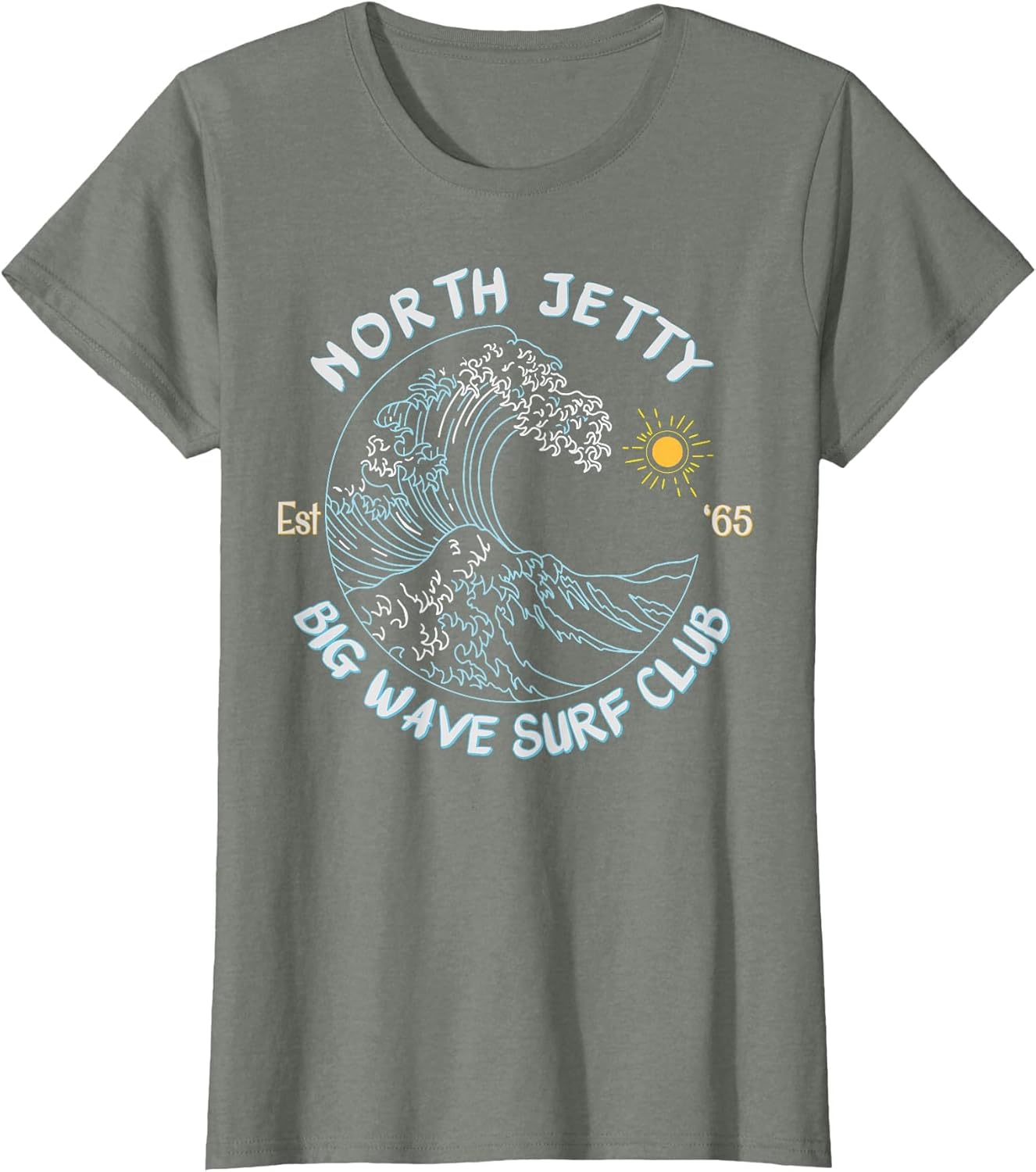 North Jetty Beach Big Wave Surf Club, Surfing Graphic
