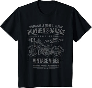Brayden's Garage Motorcycle Design for The Name Brayden