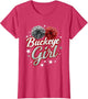 Buckeye Girl Pom-Poms Vintage Sports Ohio Home State