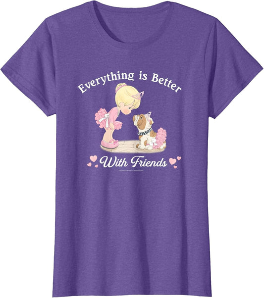 Precious Moments Better with Friends Cute Dog Ballet Dancing