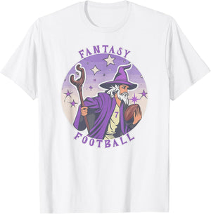 Funny Wizard Fantasy Football Player Literal Dad Joke Pun