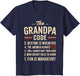 The Grandpa Code Fun Rules Funny Grandpa Grandchildren Joke