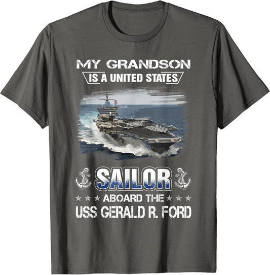 My Grandson is a Sailor Aboard The USS Gerald R. Ford CVN 78