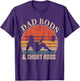 Dad Bods and Short Rods Funny Fishing Lovers Vintage