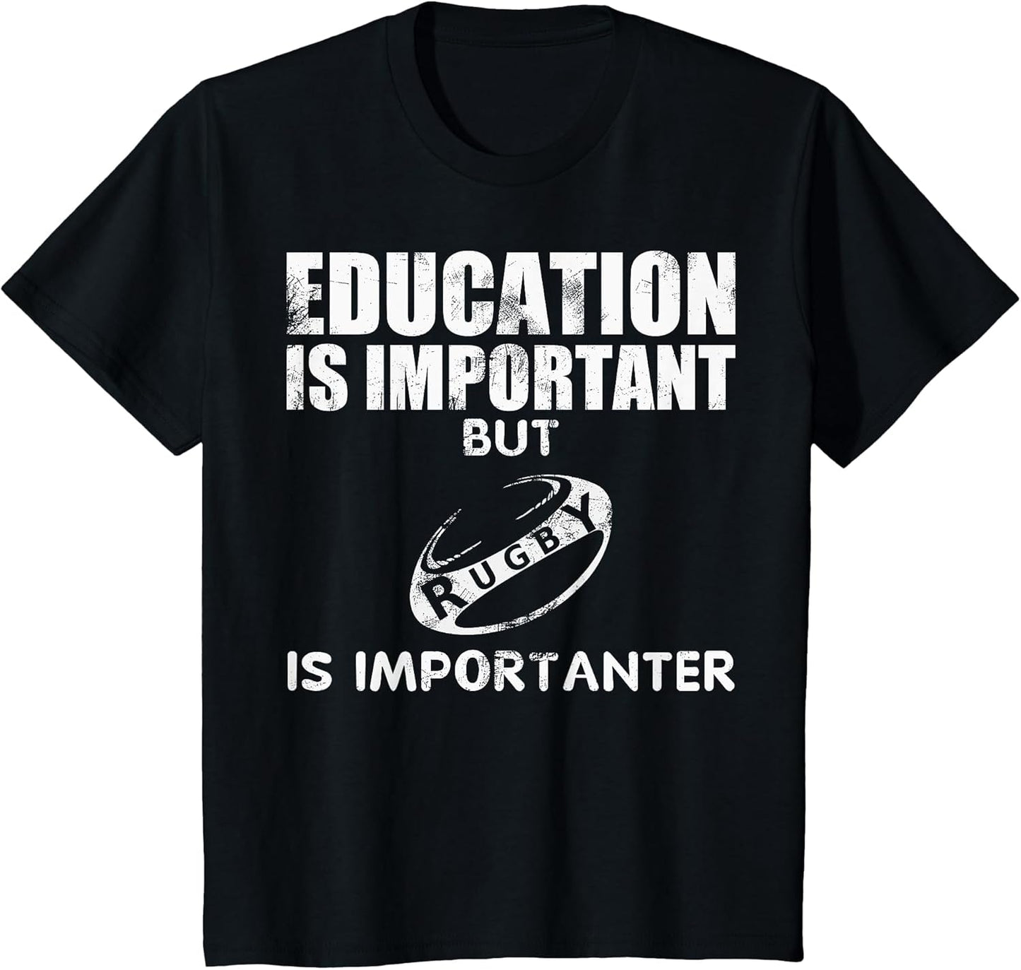 Education is Important, But Rugby is Importanter Joke