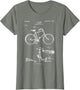 Vintage Patent Print 1900 Bicycle , Bike Shirt