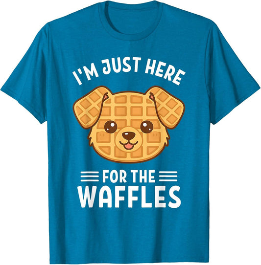 Waffle Dog Lover I'm Just Here for The Waffles
