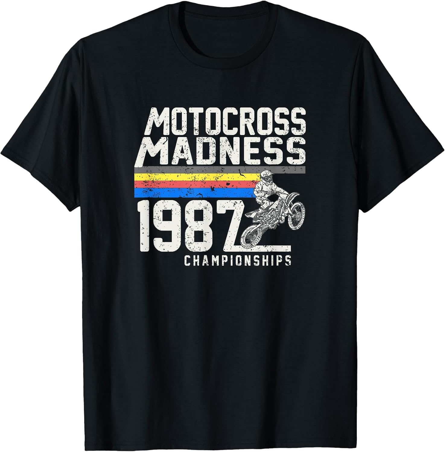 Vintage Inspired Motocross Dirt Bike Race 1987
