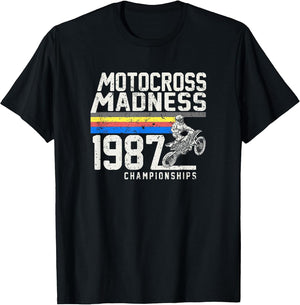 Vintage Inspired Motocross Dirt Bike Race 1987