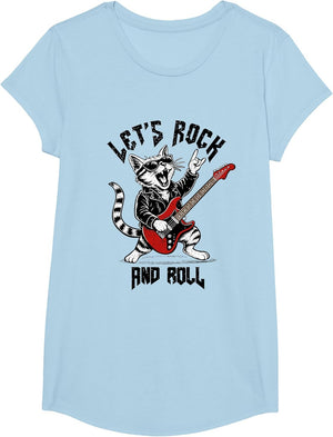 Rock and Roll Cat Guitarist Vintage Rock&Roll Cat Guitar