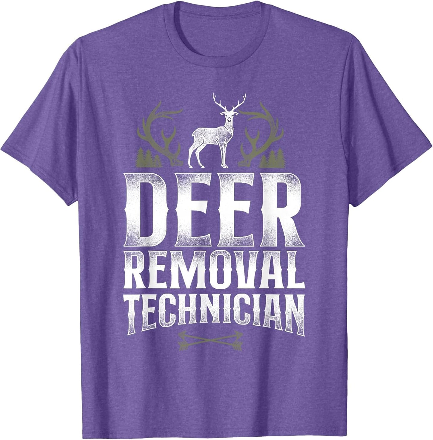 Buck Deer Hunting Hunter Vintage Deer Removal Technician