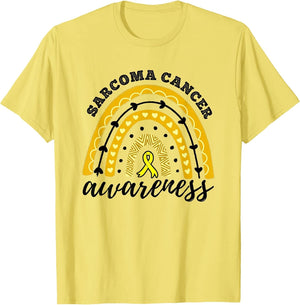 Rainbow Yellow Ribbon Sarcoma Cancer Awareness