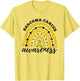 Rainbow Yellow Ribbon Sarcoma Cancer Awareness
