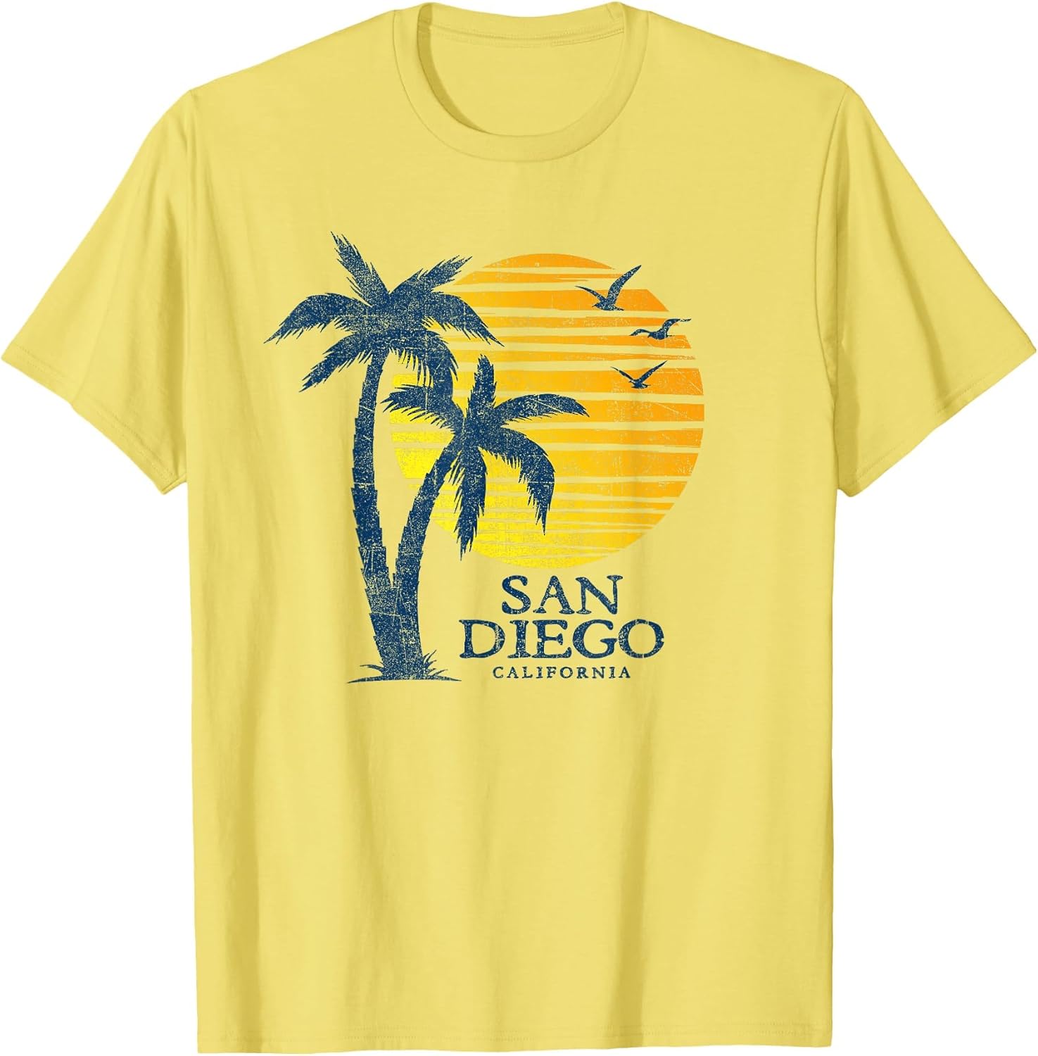Vintage San Diego California Souvenir Beach Sunset