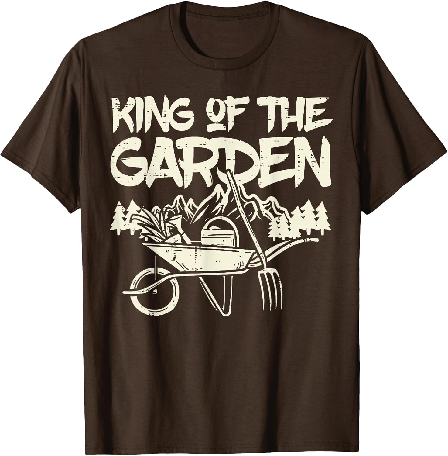 King of The Garden Cool Gardening Gardener Grandpa Dad Men