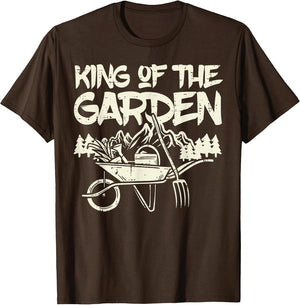 King of The Garden Cool Gardening Gardener Grandpa Dad Men
