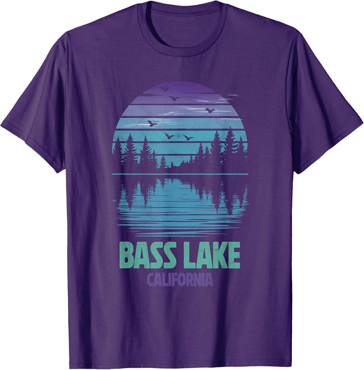 Bass Lake California Outdoors Vintage