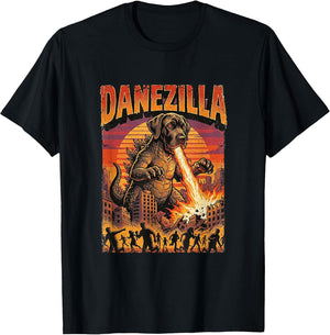 Danezilla Giant Great Dane Dog Monster Movie Parody