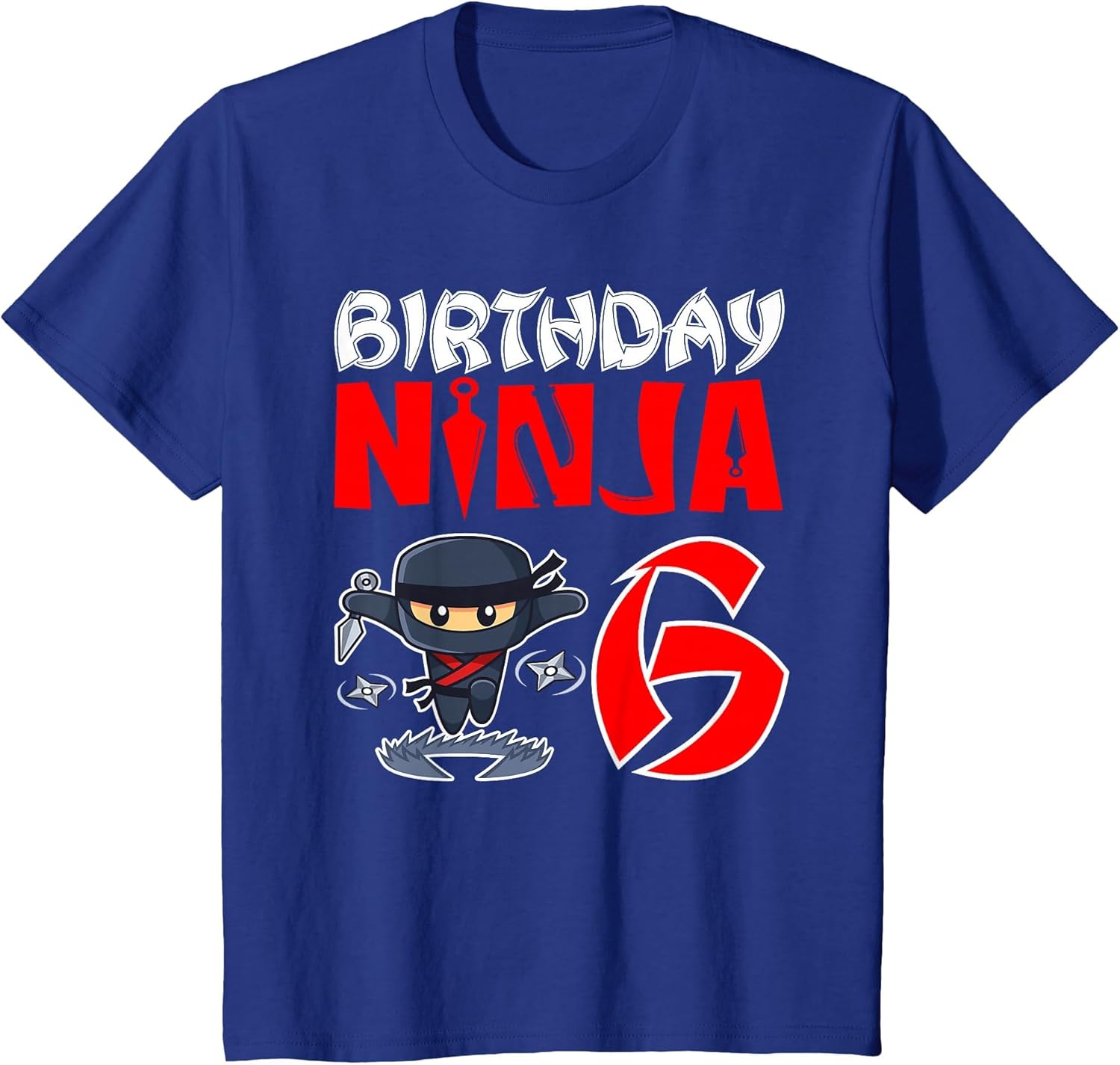 Birthday Ninja for 6 Year Old Little Ninja 6th Birthday