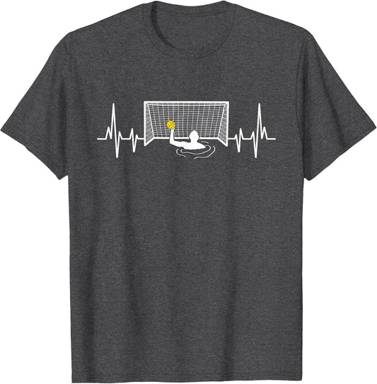 Water Polo Player - Pulse Heartbeat Goalie Coach Goalkeeper