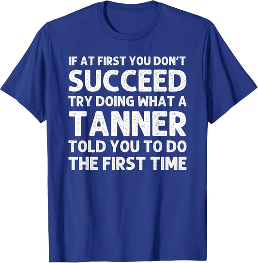 Tanner Funny Surname Family Tree Birthday Reunion Idea