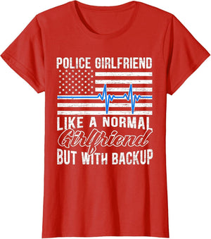 Police Girlfriend Funny Thin Blue Line Law Enforcement