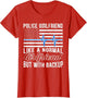 Police Girlfriend Funny Thin Blue Line Law Enforcement