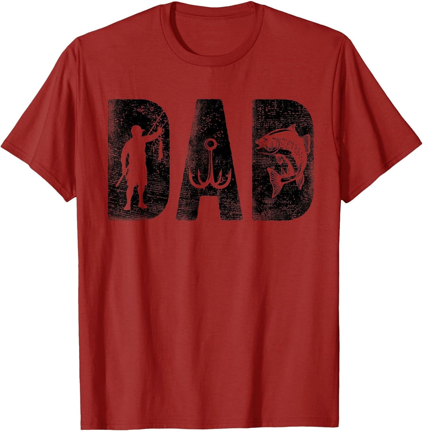 Fishing Dad Birthday Classic Bold Font Fish Daddy