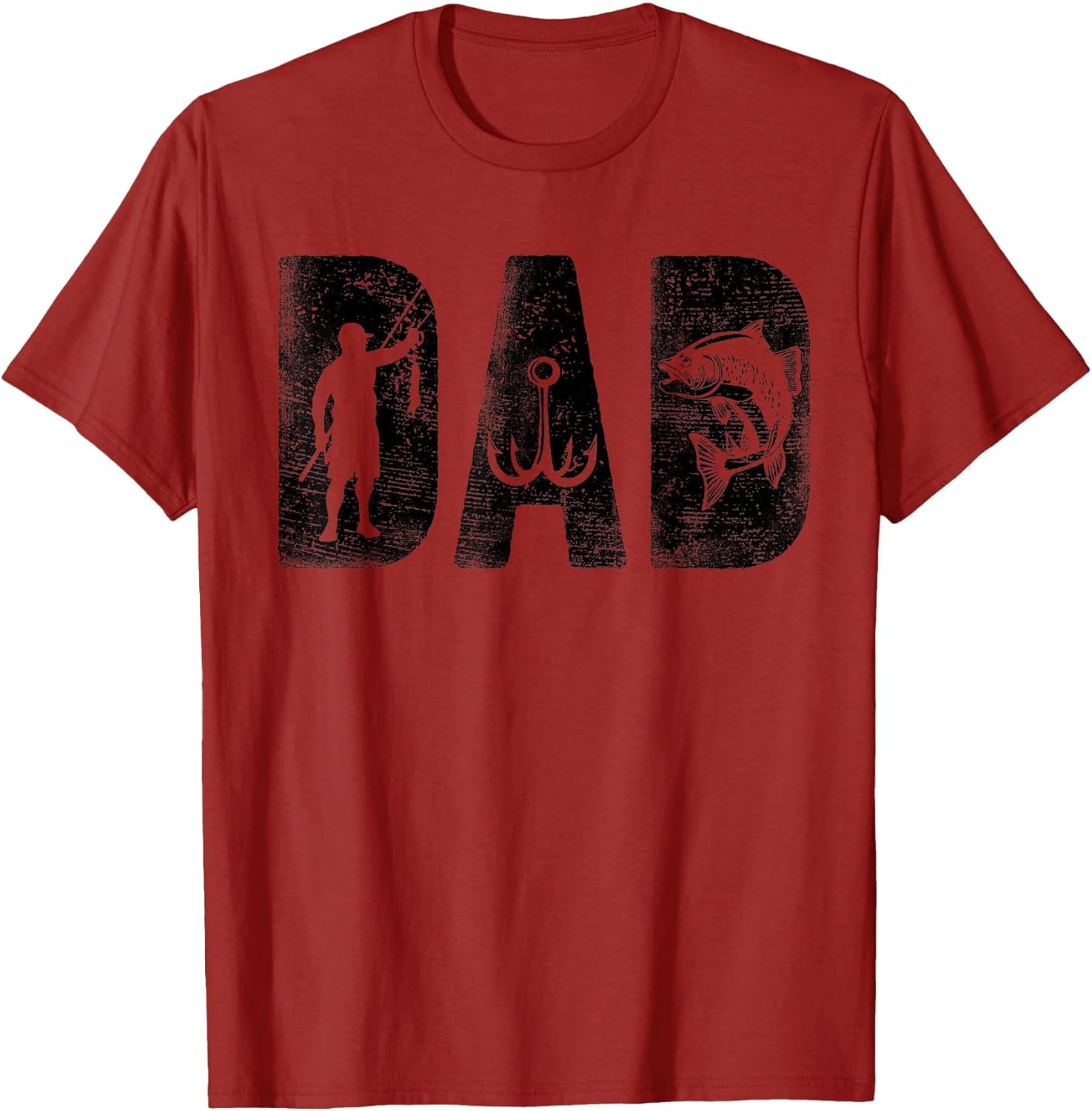 Fishing Dad Birthday Classic Bold Font Fish Daddy