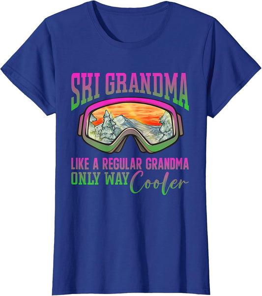 90s 80s Skiing Outfit Retro Ski Grandma
