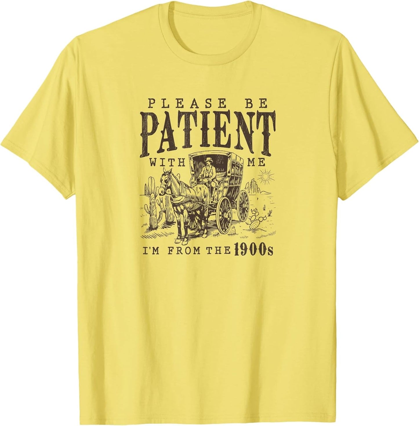 Please Be Patient I'm from The 1900s Funny Boomer Meme Print