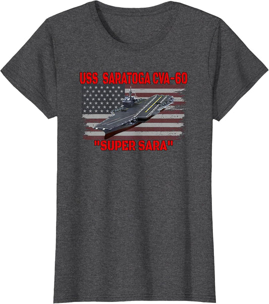 Veterans Day Aircraft Carrier USS Saratoga CVA-60 Warship
