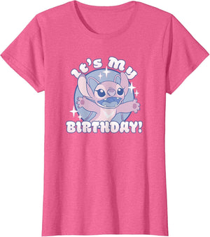 Disney Lilo & Stitch Angel It's My Birthday Retro Sparkle