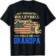 My Favorite Volleyball Player Calls Me Grandpa US Flag