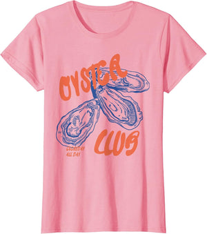 Retro Funny Oyster Club Seafood Lovers Enthusiasts Saying