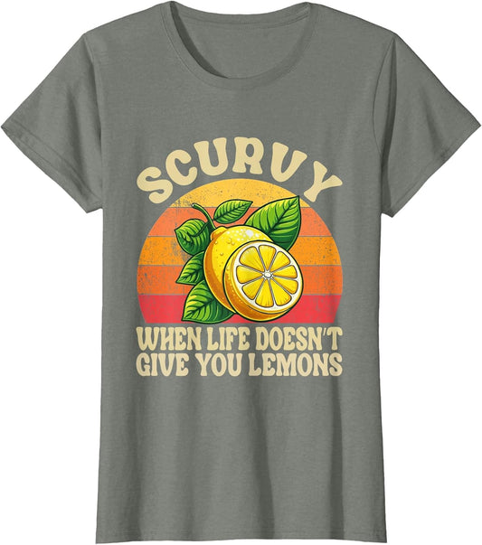 Scurvy When Life Doesn't Give You Lemons Vintage Fruit