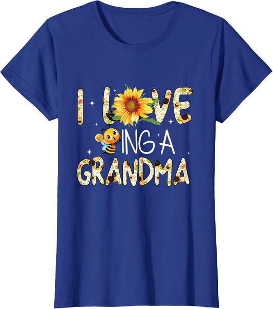 I Love Being A Grandma Sunflower Bee Mother's Day