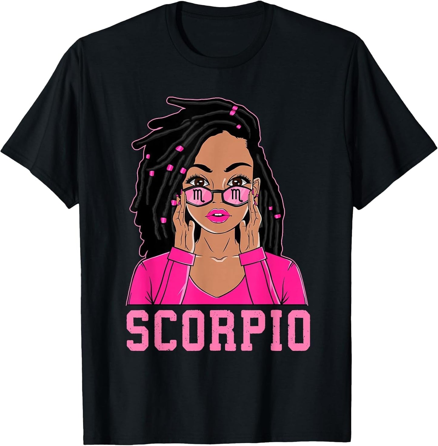 Scorpio African American Loc'd Black Woman Zodiac